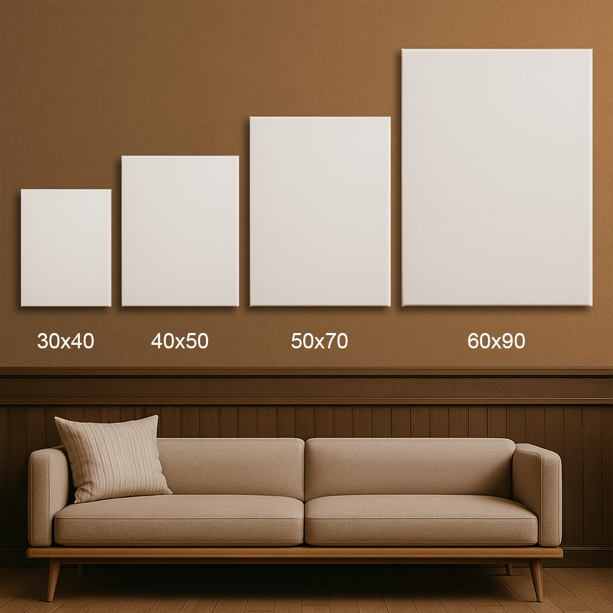 50 lat razem - personalizowany druk na płótnie - Emmygift.pl