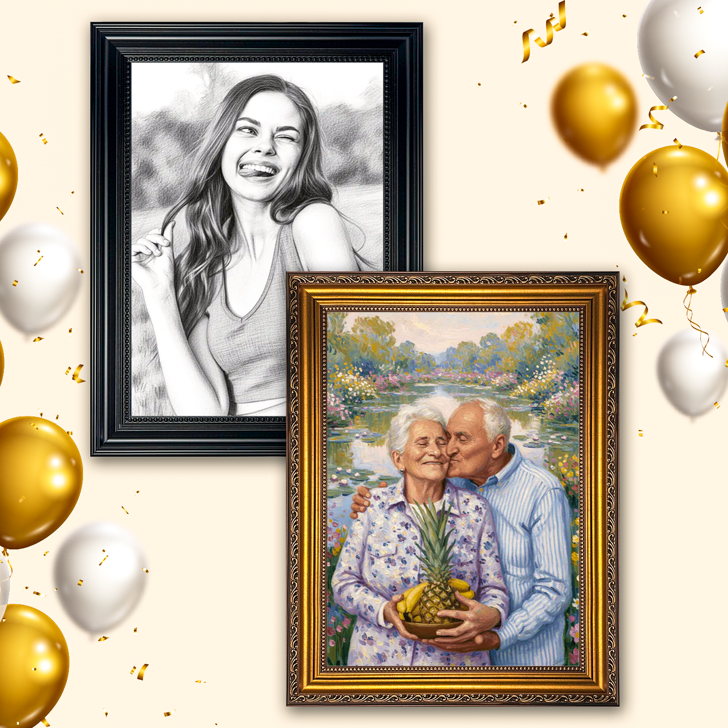 Portret na płótnie