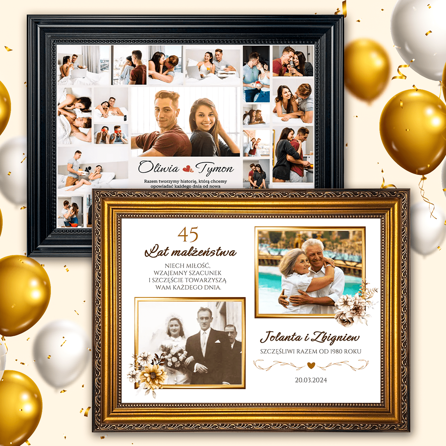 Kolaż na płótnie - Emmygift.pl