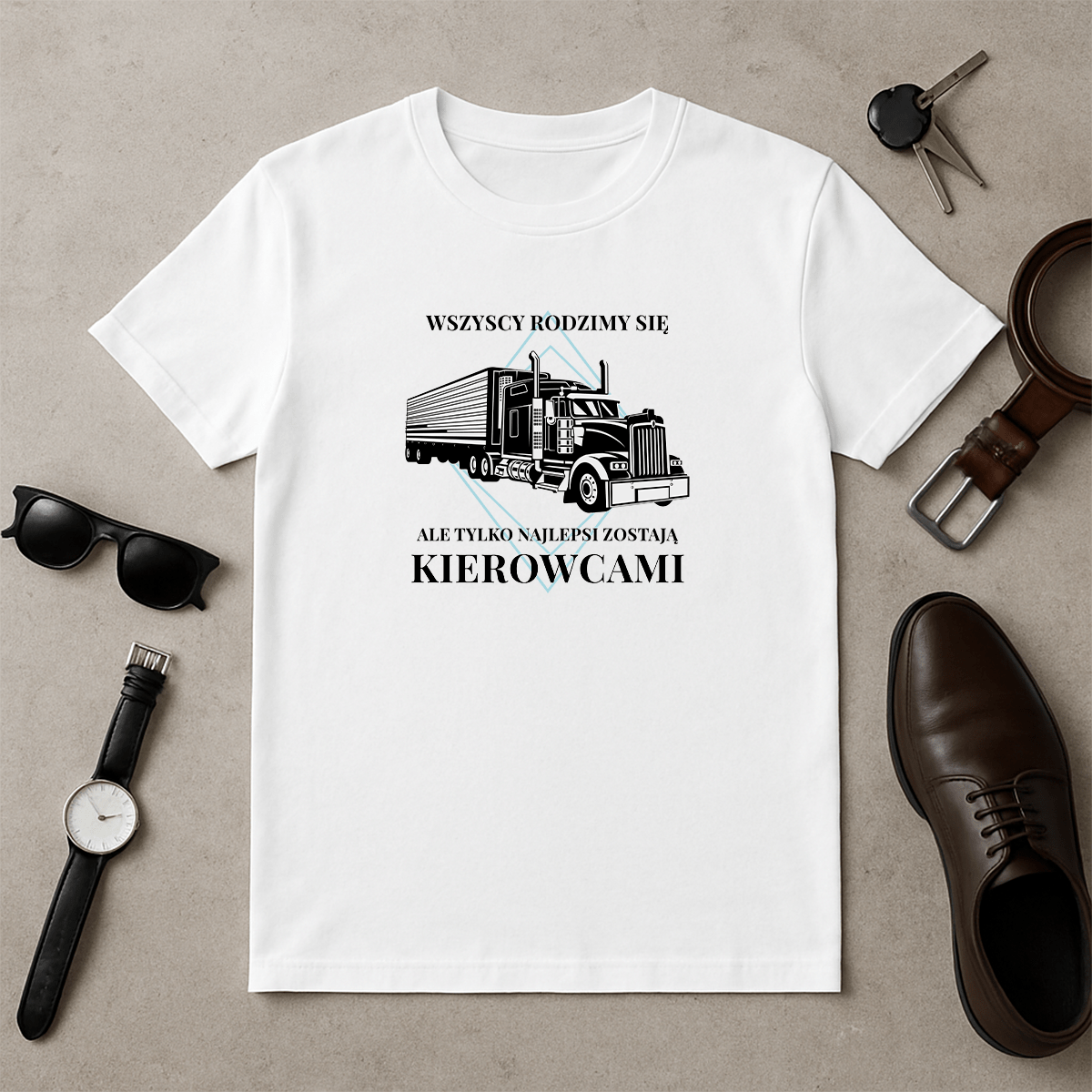 Najlepszy kierowca - koszulka z nadrukiem dla kierowcy - Emmygift.pl