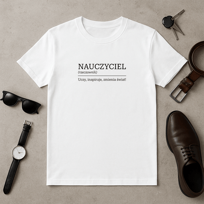 Nauczyciel - koszulka z nadrukiem dla nauczyciela - Emmygift.pl