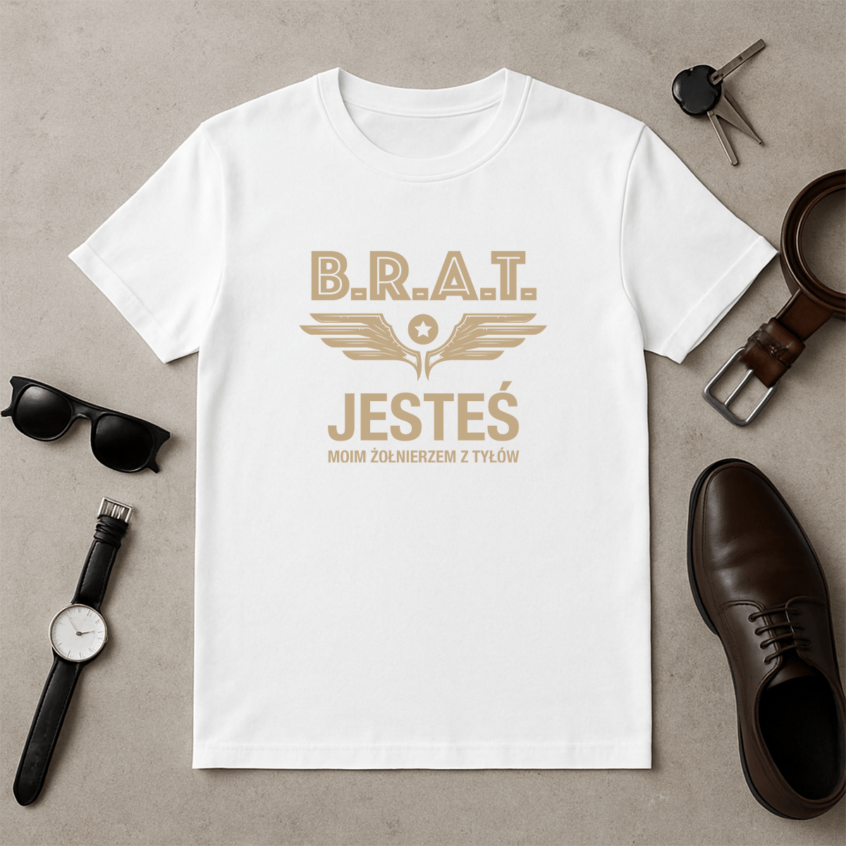 Brat - koszulka z nadrukiem dla brata - Emmygift.pl