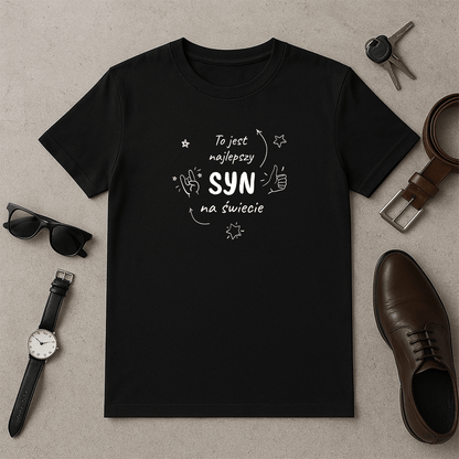 Najlepszy syn na świecie - koszulka z nadrukiem dla syna - Emmygift.pl
