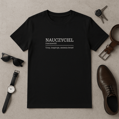 Nauczyciel - koszulka z nadrukiem dla nauczyciela - Emmygift.pl