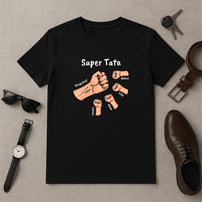 Super tata - koszulka z nadrukiem dla taty - Emmygift.pl