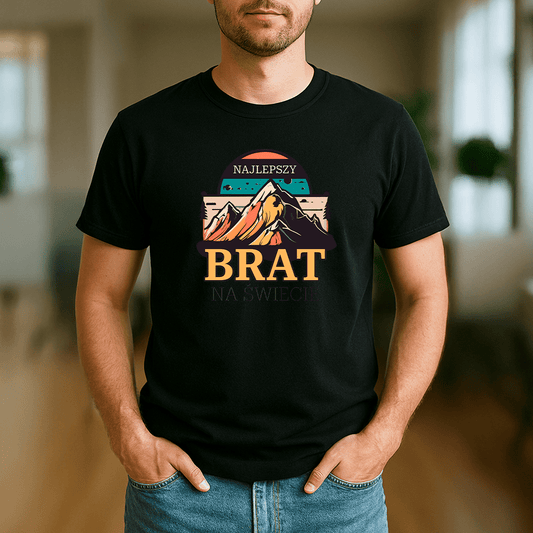 Najlepszy brat na świecie - koszulka z nadrukiem dla brata - Emmygift.pl