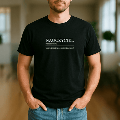 Nauczyciel - koszulka z nadrukiem dla nauczyciela - Emmygift.pl