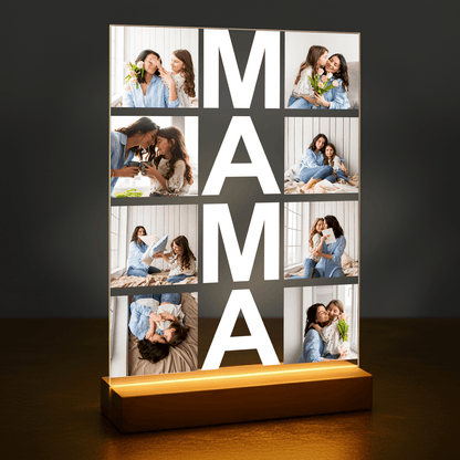 Fotokolaż Mama - Personalizowany druk na szkle dla mamy - Emmygift.pl