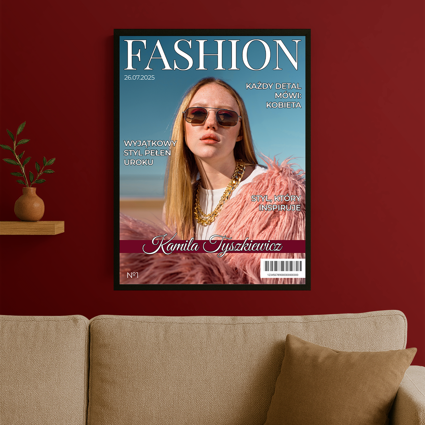 Ikona Stylu - personalizowany plakat dla niej