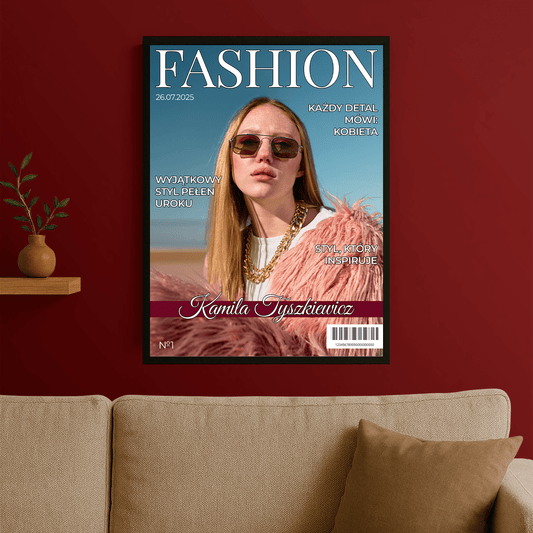 Ikona Stylu - personalizowany plakat dla niej - Emmygift.pl