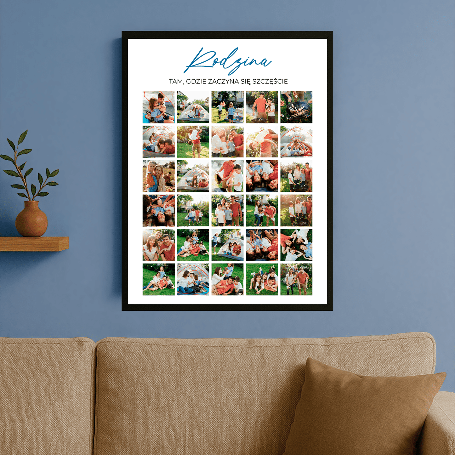 Rodzina - personalizowany plakat dla rodziców - Emmygift.pl