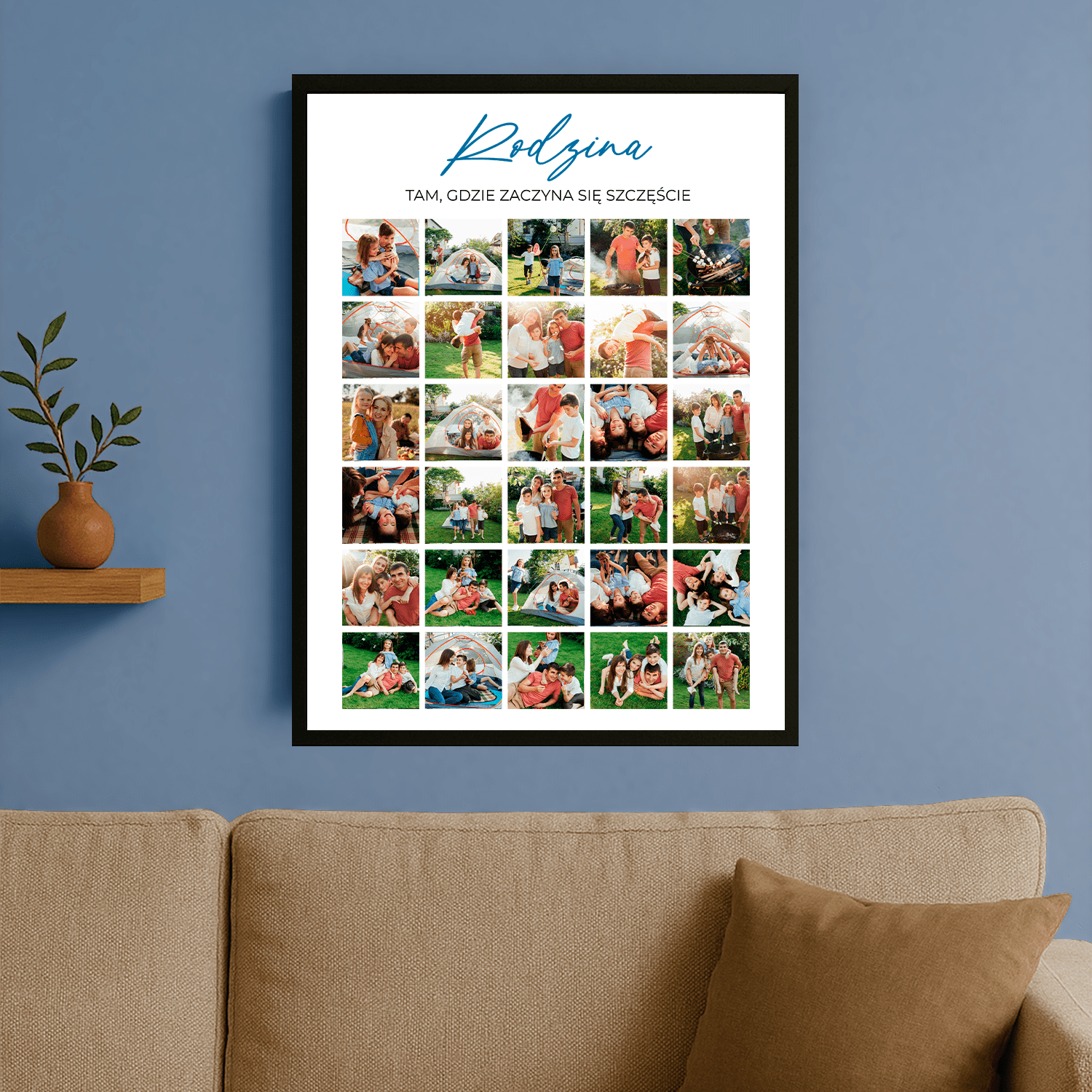 Rodzina - personalizowany plakat dla rodziców - Emmygift.pl
