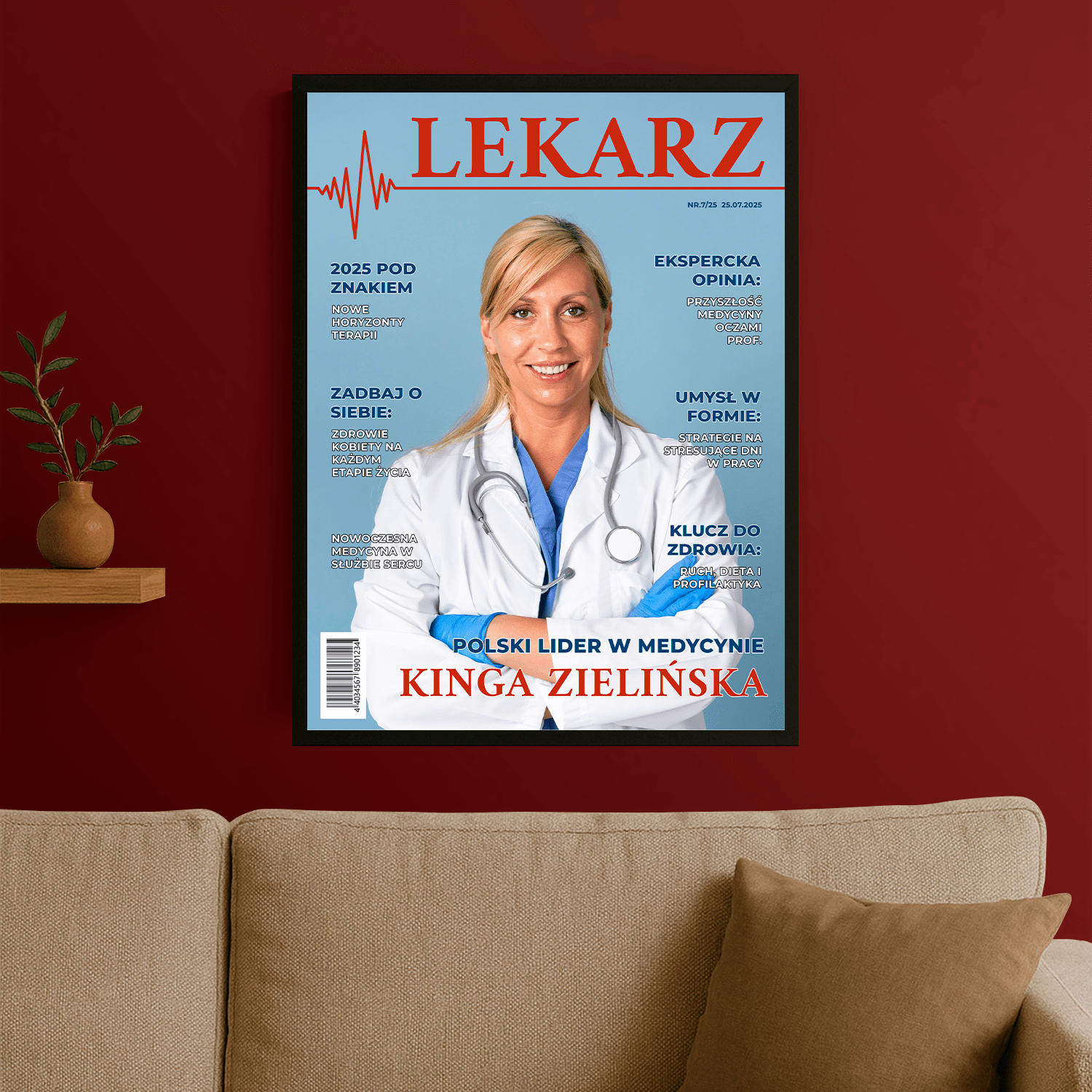 Pani Doktor Roku - personalizowany plakat dla kobiety - Emmygift.pl