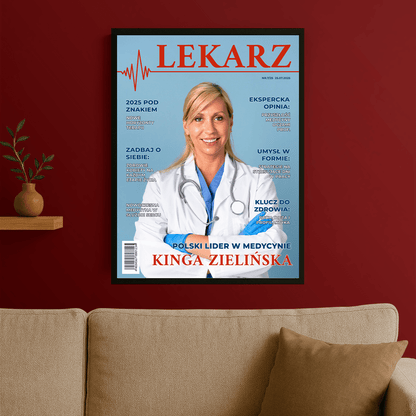 Pani Doktor Roku - personalizowany plakat dla kobiety - Emmygift.pl
