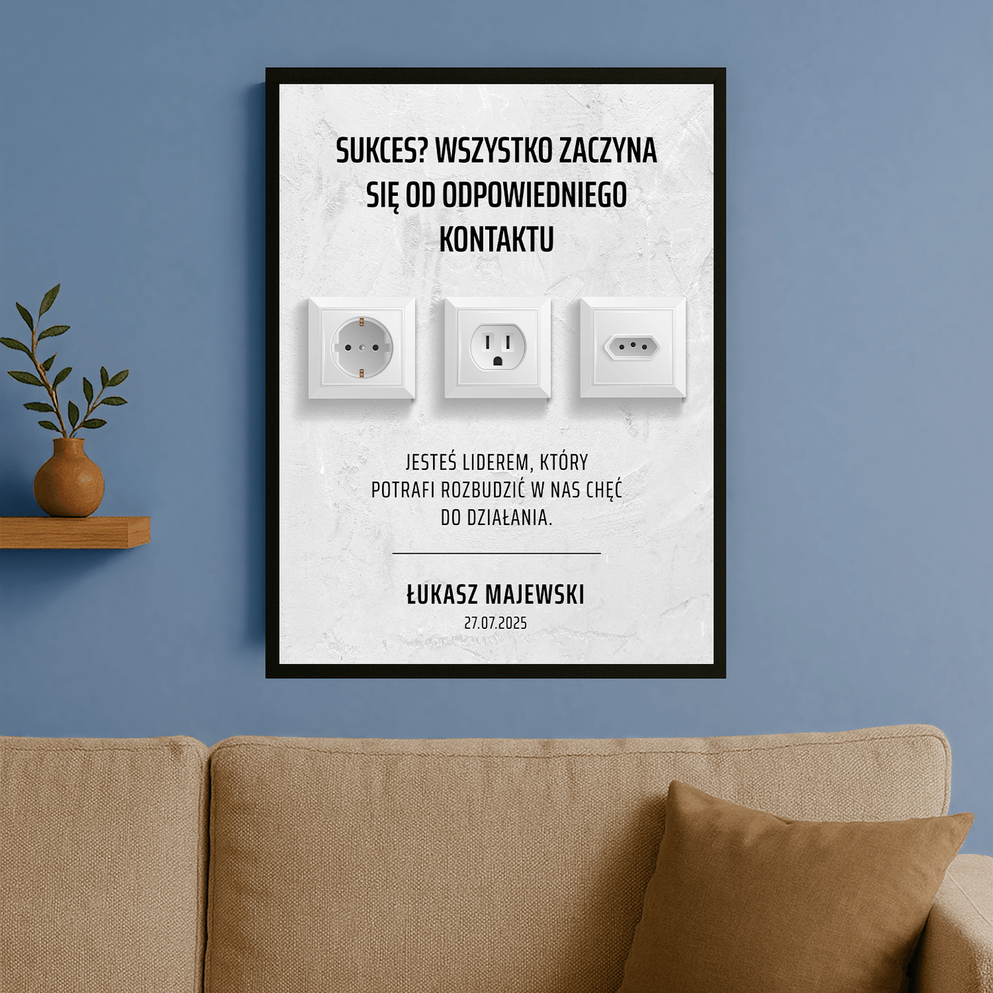 Biznesmen Roku - personalizowany plakat dla mężczyzny - Emmygift.pl