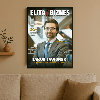 Biznesmen Roku - personalizowany plakat dla mężczyzny - Emmygift.pl