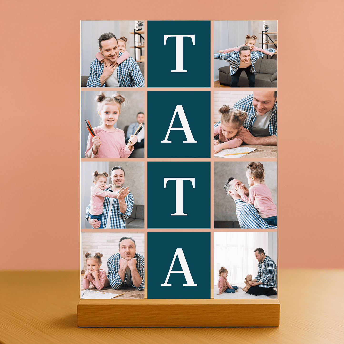 Fotokolaż 8 zdjęć - personalizowany druk na szkle - Emmygift.pl