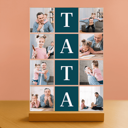Fotokolaż 8 zdjęć - personalizowany druk na szkle - Emmygift.pl
