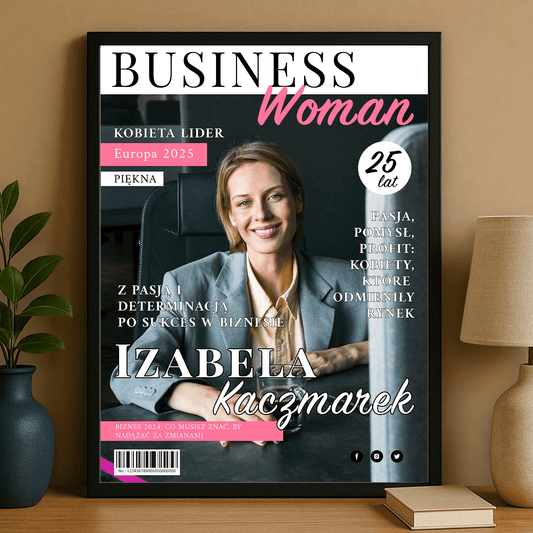 Kobieta biznesu - personalizowany plakat dla niej - Emmygift.pl