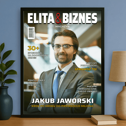 Biznesmen Roku - personalizowany plakat dla mężczyzny - Emmygift.pl