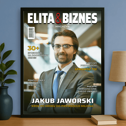 Biznesmen Roku - personalizowany plakat dla mężczyzny - Emmygift.pl
