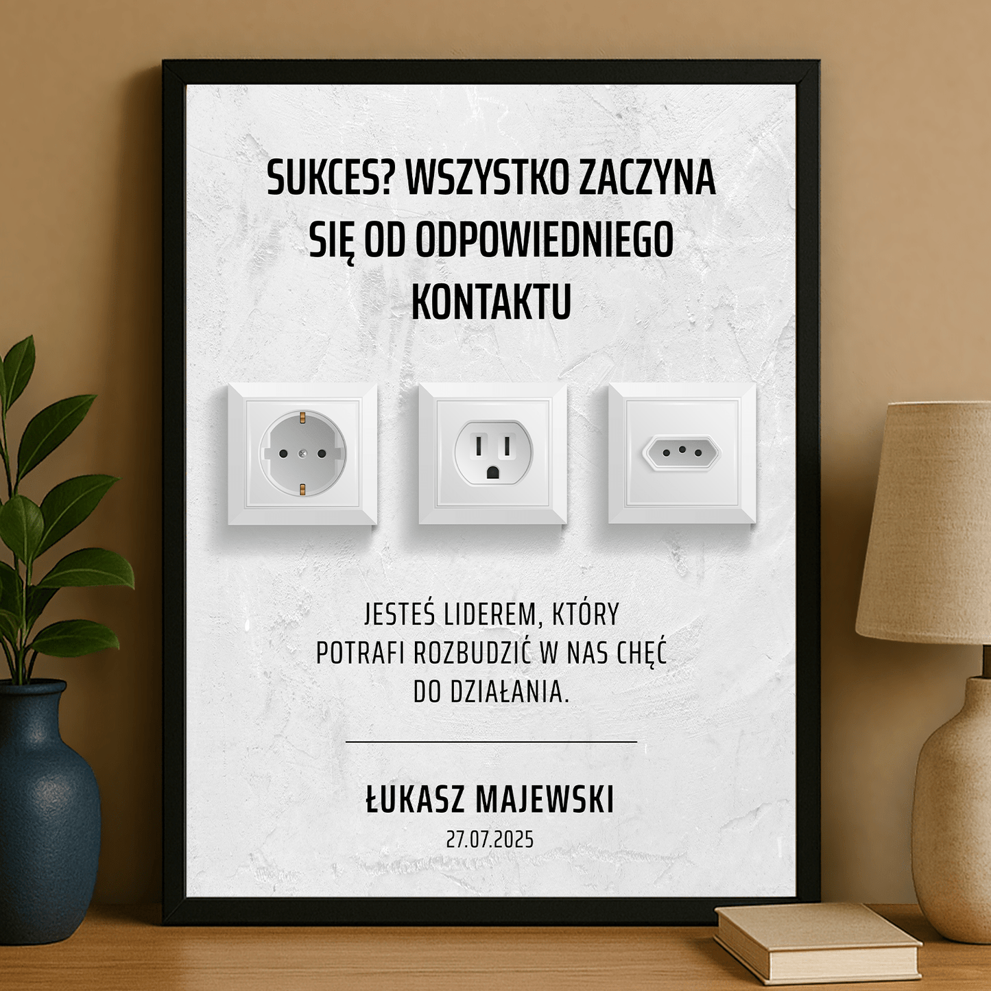 Biznesmen Roku - personalizowany plakat dla mężczyzny - Emmygift.pl