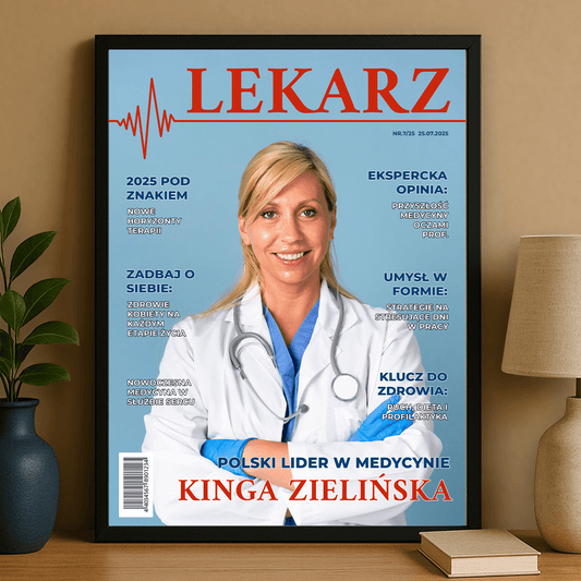 Pani Doktor Roku - personalizowany plakat dla kobiety - Emmygift.pl