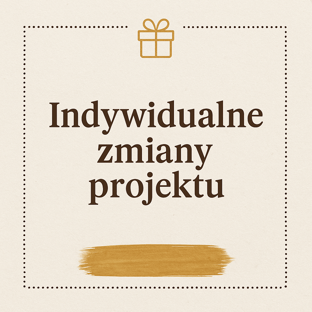 Indywidualne zmiany w projekcie produktu - Emmygift.pl