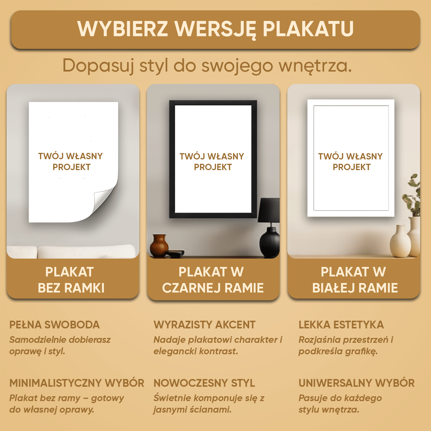 Kolaż 8 zdjęć + napis Love - plakat personalizowany dla pary - Emmygift.pl