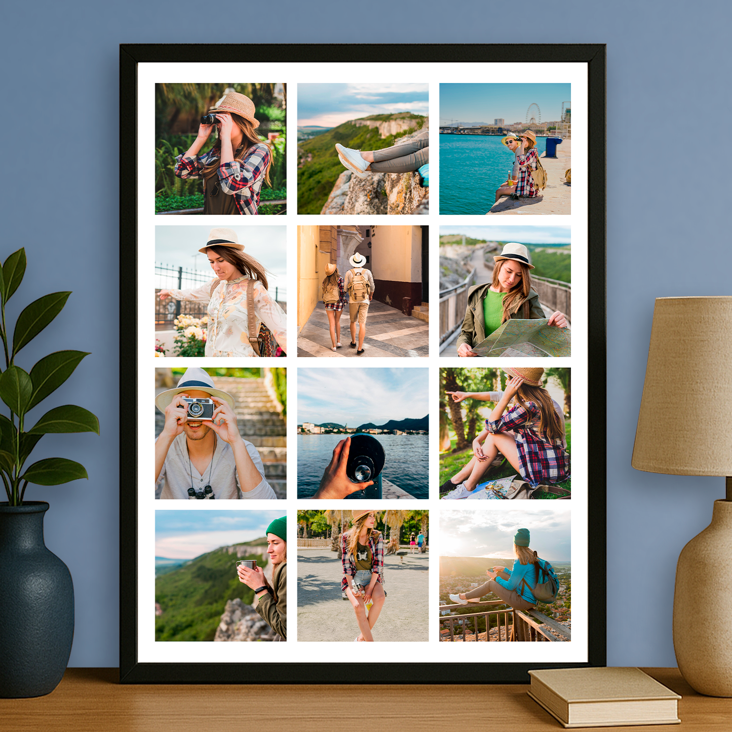 Kolaż zdjęć na urodziny - plakat personalizowany dla niej - Emmygift.pl