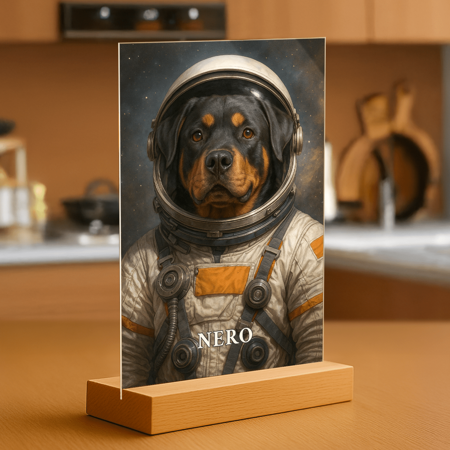 Kosmiczny Portret Pupila – Personalizowany druk na szkle - Emmygift.pl
