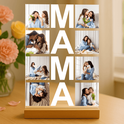 Fotokolaż Mama - Druk na szkle, spersonalizowany prezent dla mamy - Emmygift.pl