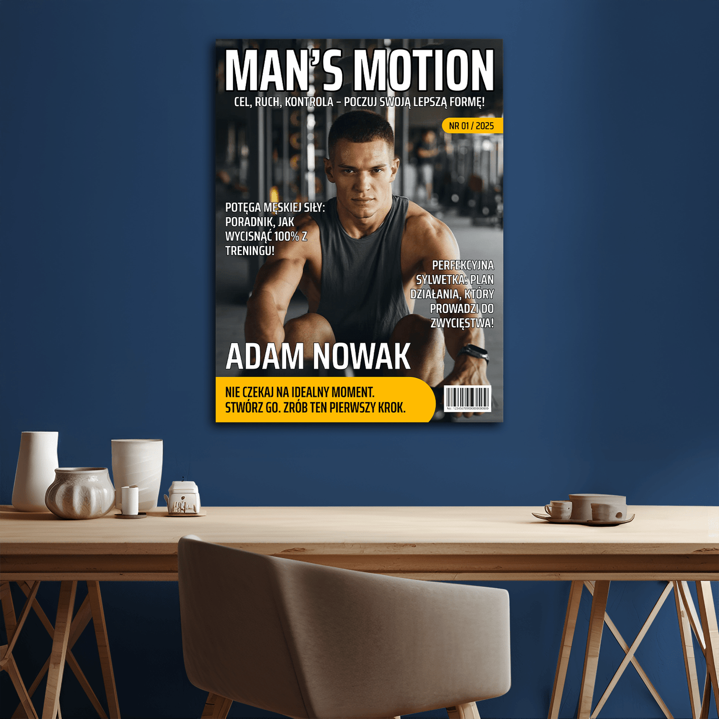 Man’s Motion - personalizowany druk na płótnie dla mężczyzny - Emmygift.pl