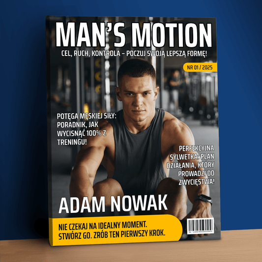 Man’s Motion - personalizowany druk na płótnie dla mężczyzny - Emmygift.pl