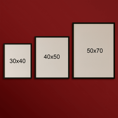 Mężczyzna jak z Simpsonów - portret na plakacie dla niego - Emmygift.pl