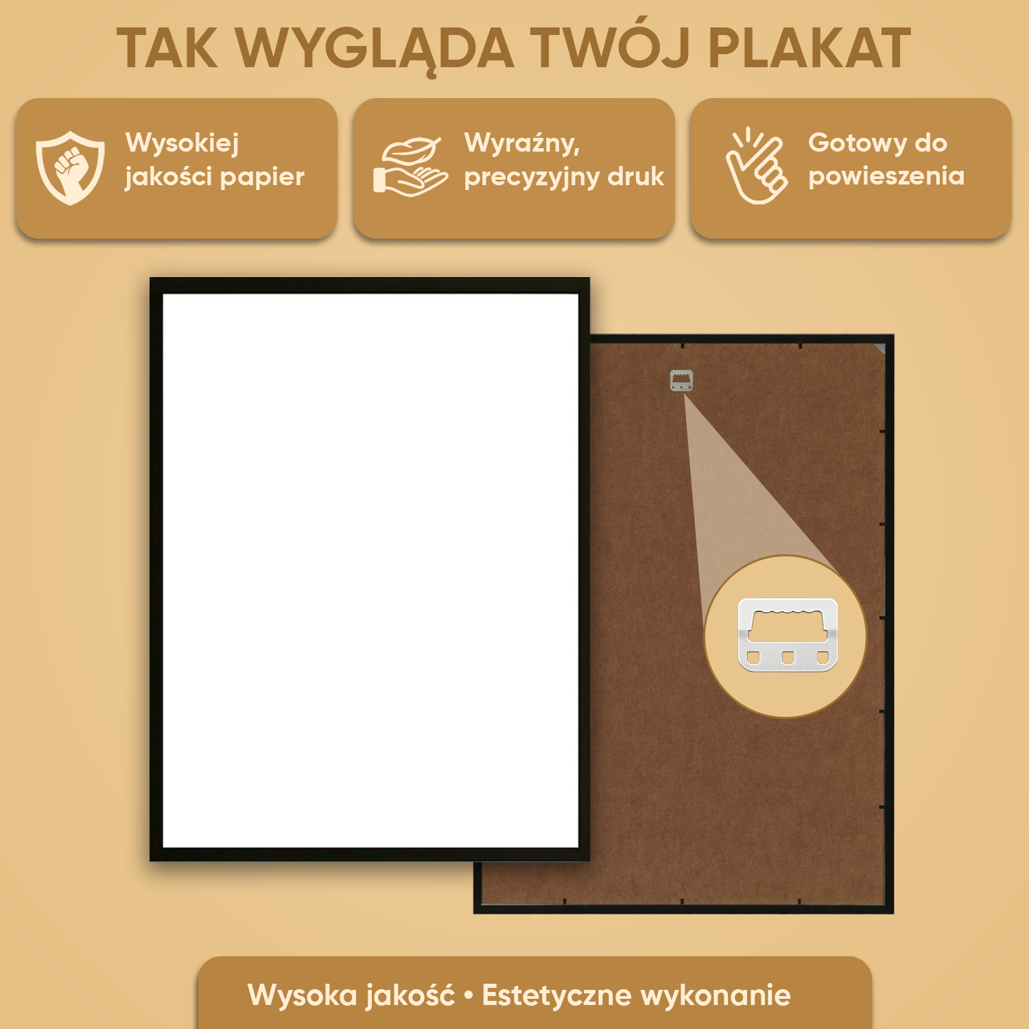 Mężczyzna w stylu karykatury - portret na plakacie dla niego - Emmygift.pl