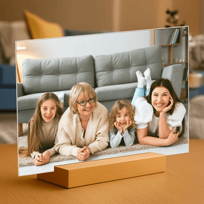 Najepsze chwile z babcią - personalizowany druk na szkle dla babci - Emmygift.pl