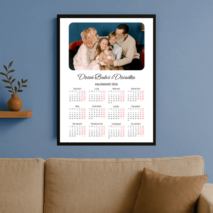 Najpiękniejsze chwile razem - plakat personalizowany dla dziadków - Emmygift.pl