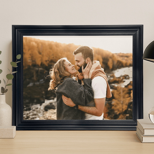 Para zakochanych portret - personalizowany obraz na płótnie dla pary - Emmygift.pl