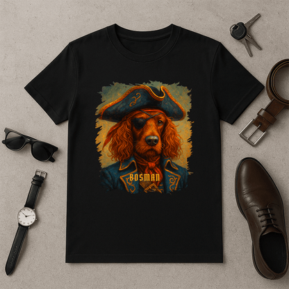 Pirat pies - koszulka męska z nadrukiem dla miłośnika psów - Emmygift.pl