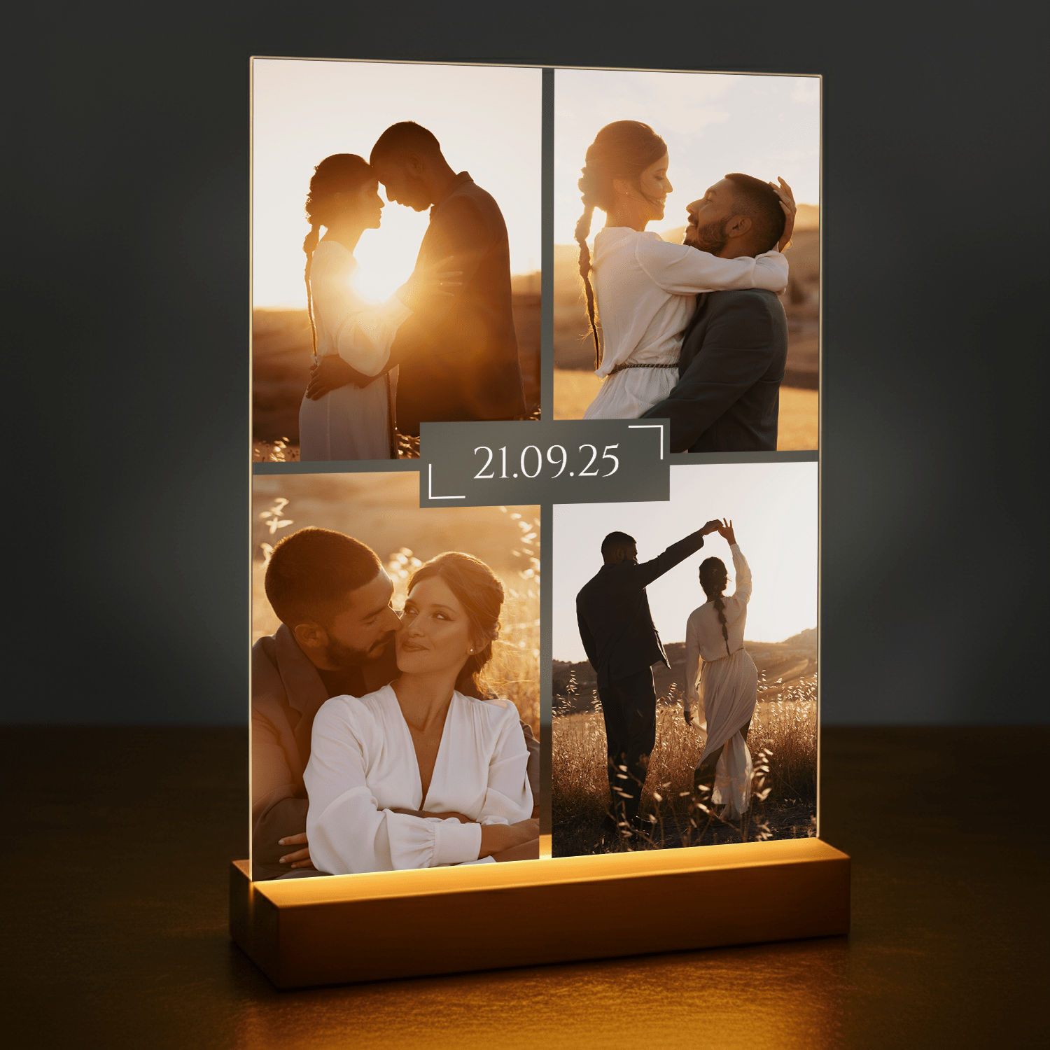 Razem możemy wszystko - druk na szkle akrylowym dla pary - Emmygift.pl