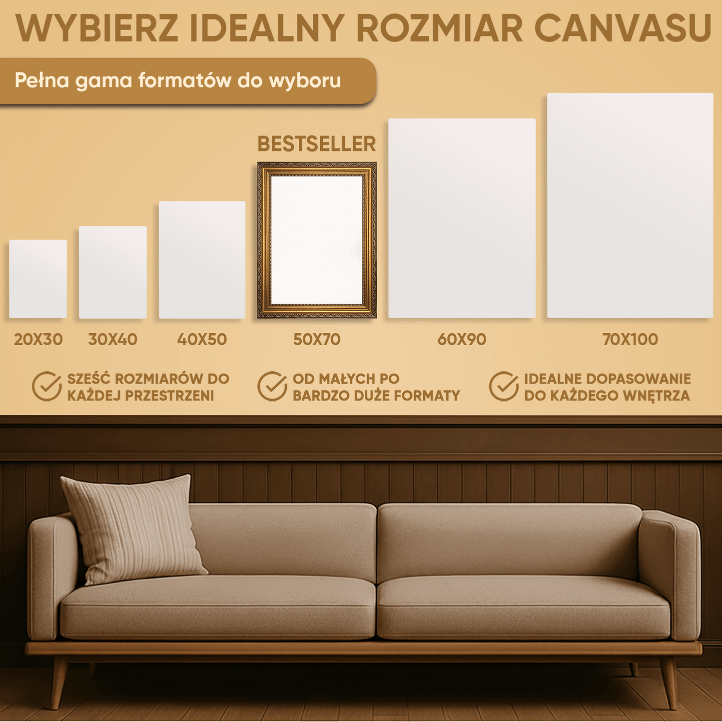 Razem z babcią - portret na płótnie dla babci - Emmygift.pl