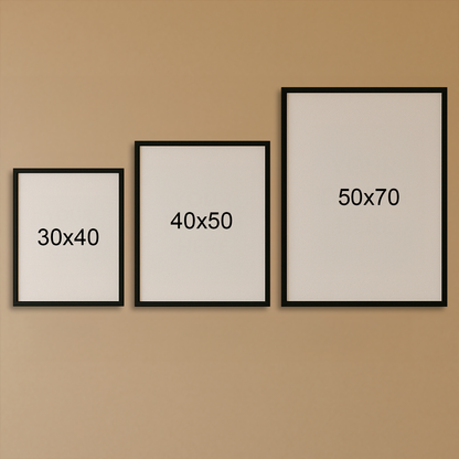 Kolaż na 50 urodziny - personalizowany plakat dla kobiety