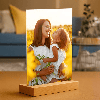 Twoje ulubione zdjęcie na szkle z personalizacją - Druk na szkle akrylowym dla mamy - Emmygift.pl